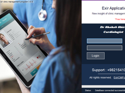 Login to EXIR clinic management software